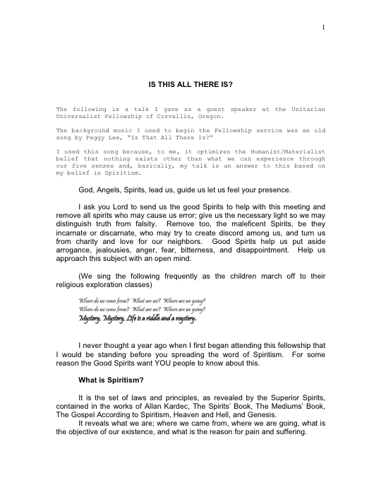 First page of Religious Leaders’ Commitment to Global Peace